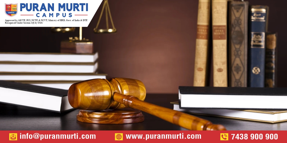 Court setup for student practice at Puran Murti Law College
