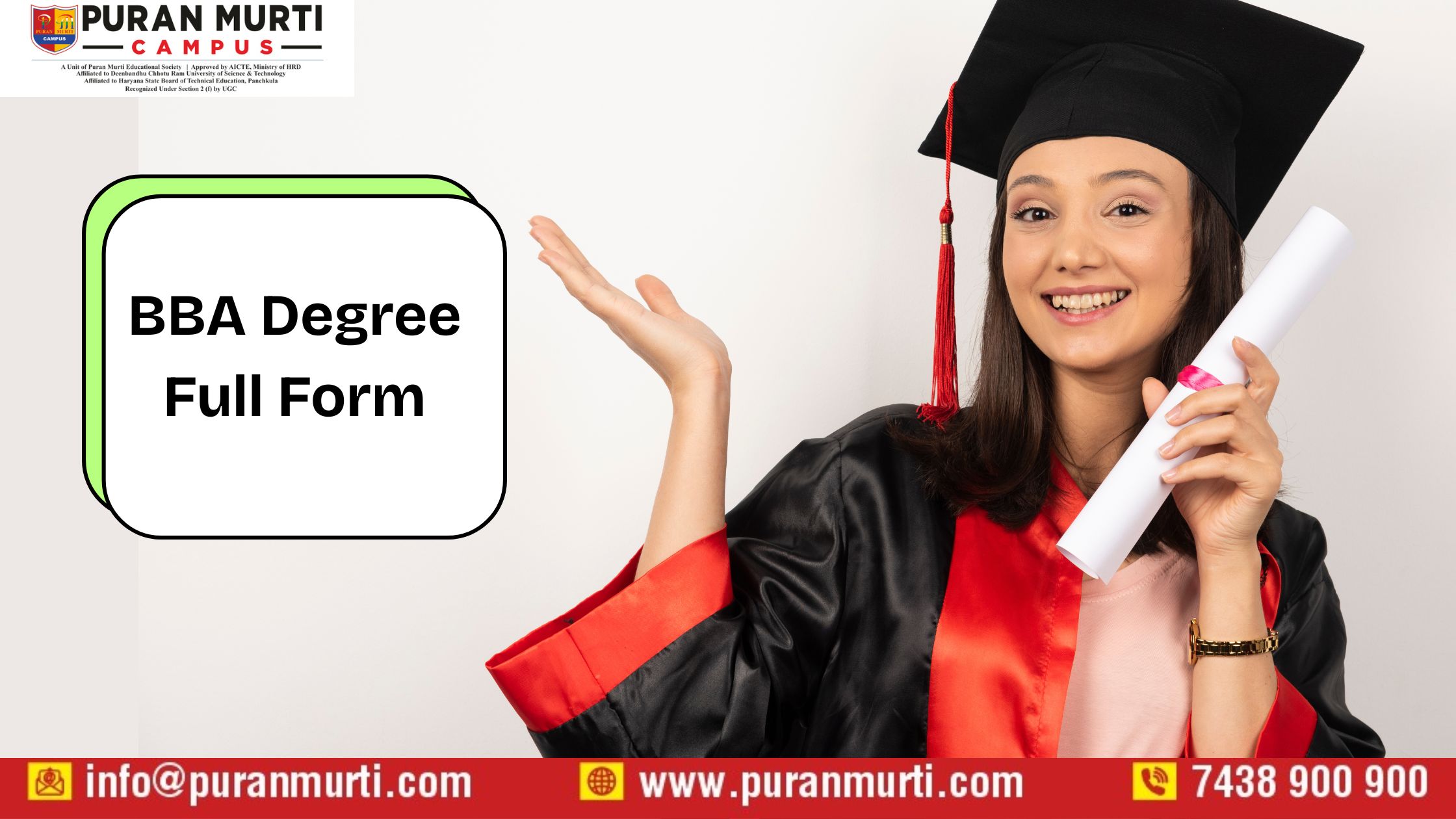 BBA Degree Full Form