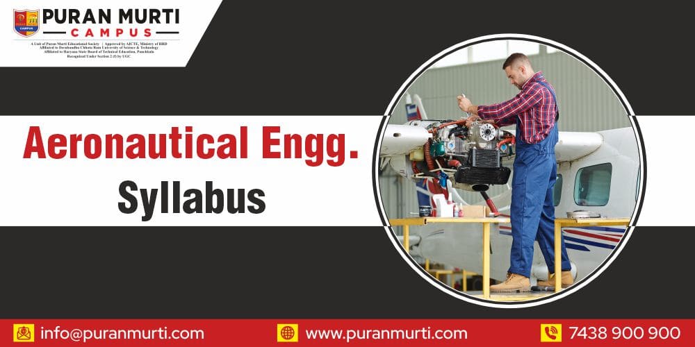 Students working on Aircraft at Puran Murti College
